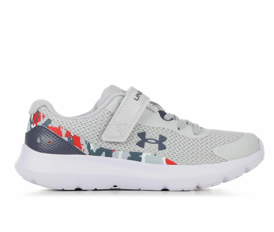 Athletic Shoes And Sneakers * | Boys' Under Armour Little Kid Surge 3 Print Running Shoes