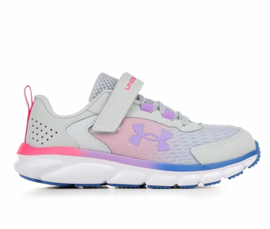 Running Shoes * | Girls' Under Armour Little Kid Assert 9 Wide Running Shoes