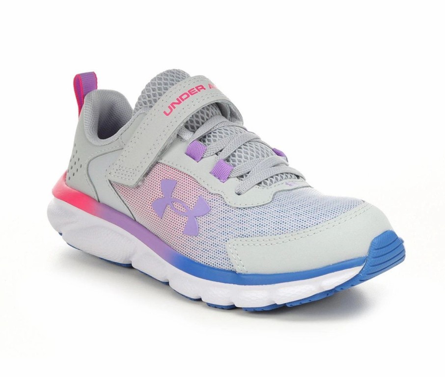 Running Shoes * | Girls' Under Armour Little Kid Assert 9 Wide Running Shoes