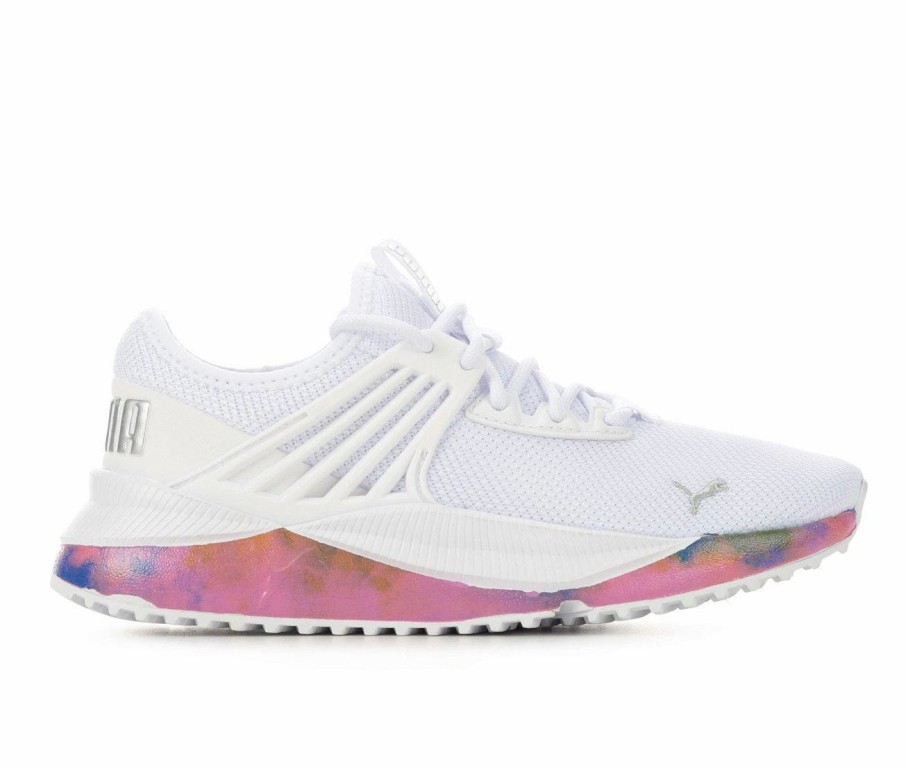 Running Shoes * | Girls' Puma Big Kid Puma Pacer Future Bleached Running Shoes