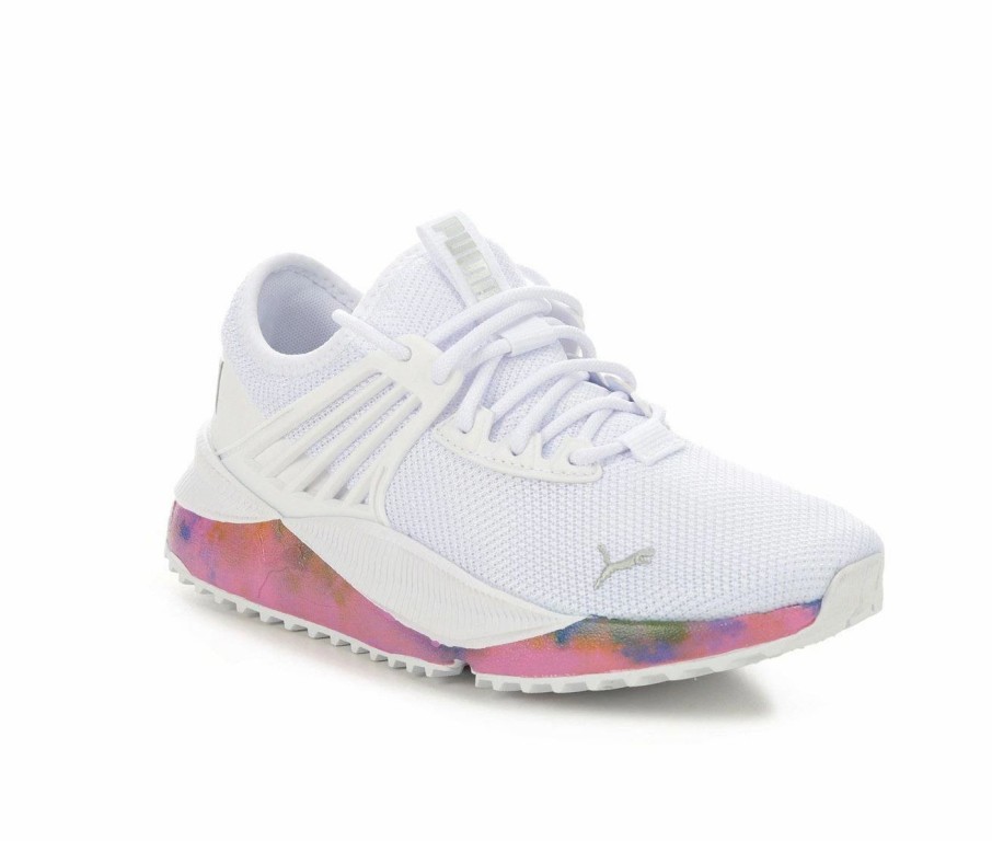 Running Shoes * | Girls' Puma Big Kid Puma Pacer Future Bleached Running Shoes