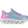 Running Shoes * | Girls' Skechers Little Kid & Big Kid Flex Glide Slip-Ins Running Shoes