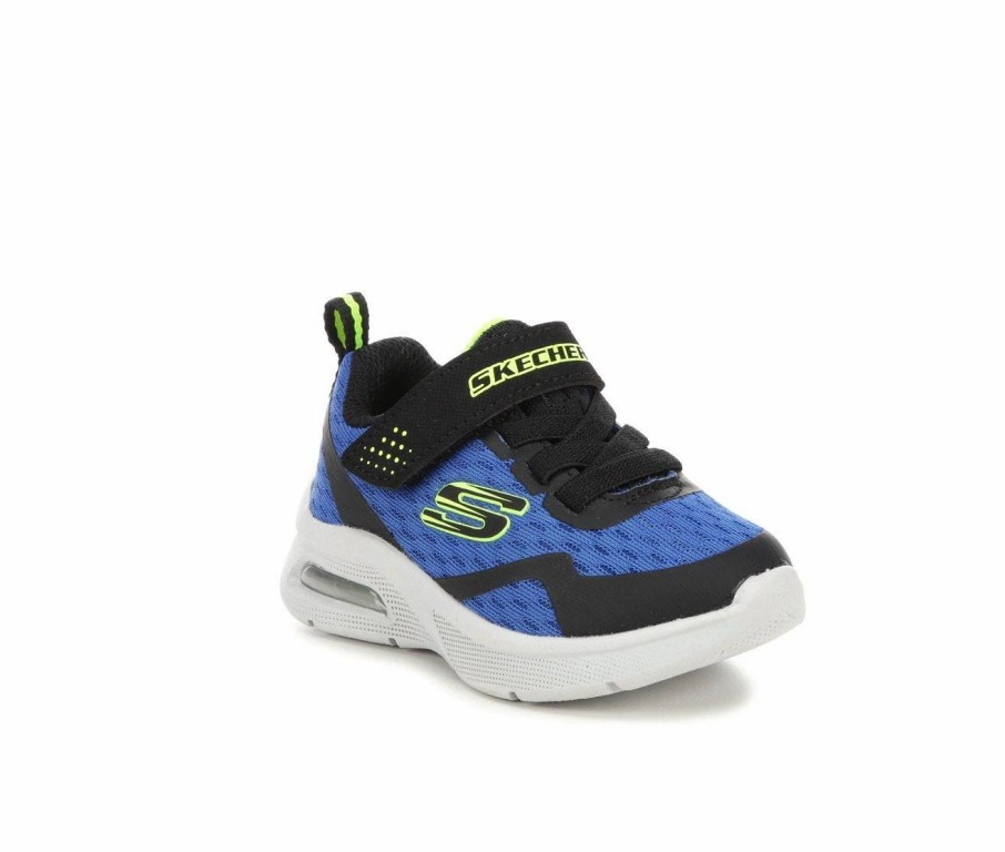 Athletic Shoes And Sneakers * | Boys' Skechers Toddler Microspec Max Air Running Shoes