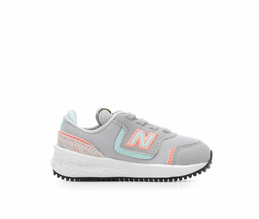 Running Shoes * | Girls' New Balance Infant & Toddler X70 Izx70Gh1 Slip-On Running Shoes