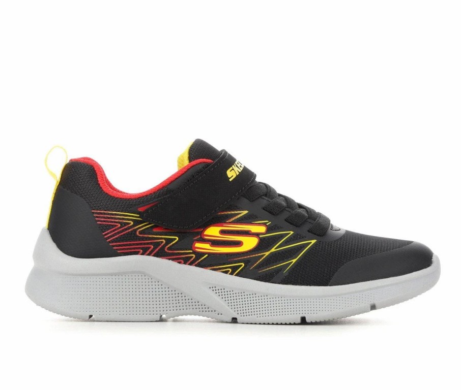 Athletic Shoes And Sneakers * | Boys' Skechers Little Kid & Big Kid Microspec Wide Running Shoes