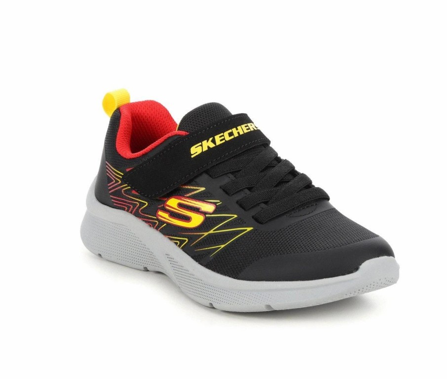 Athletic Shoes And Sneakers * | Boys' Skechers Little Kid & Big Kid Microspec Wide Running Shoes