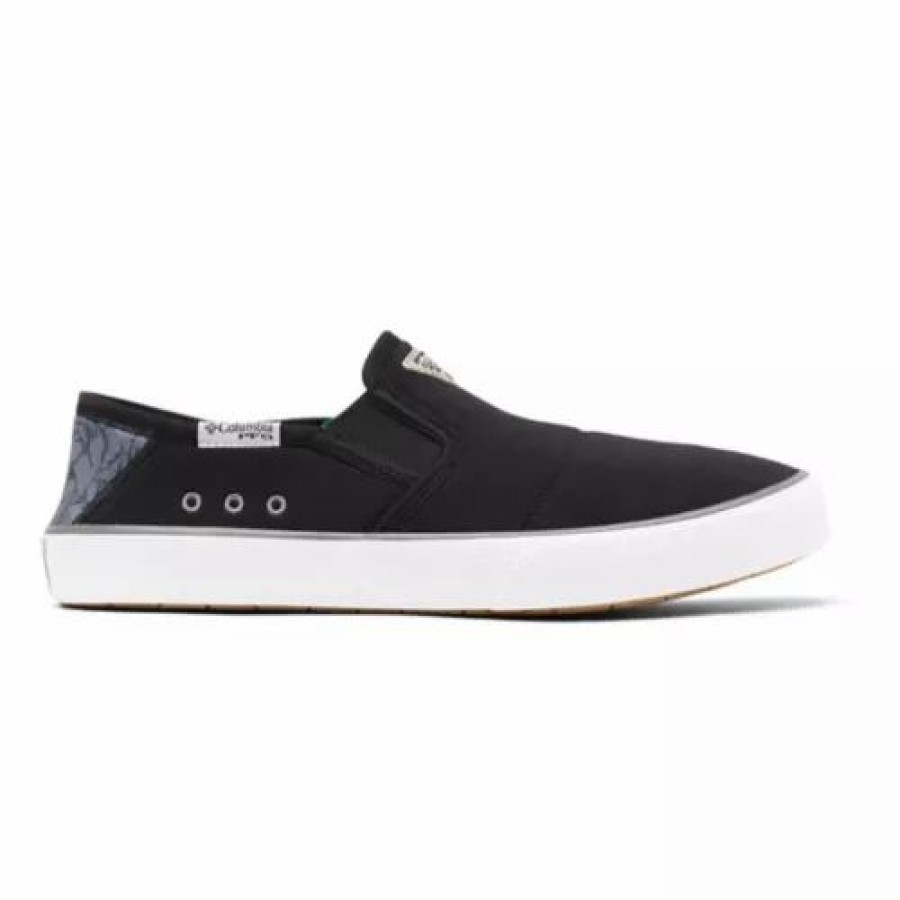 Loafers & Slip Ons * | Men'S Columbia Slack Tide Pfg Shoes Black/Grey/Heather