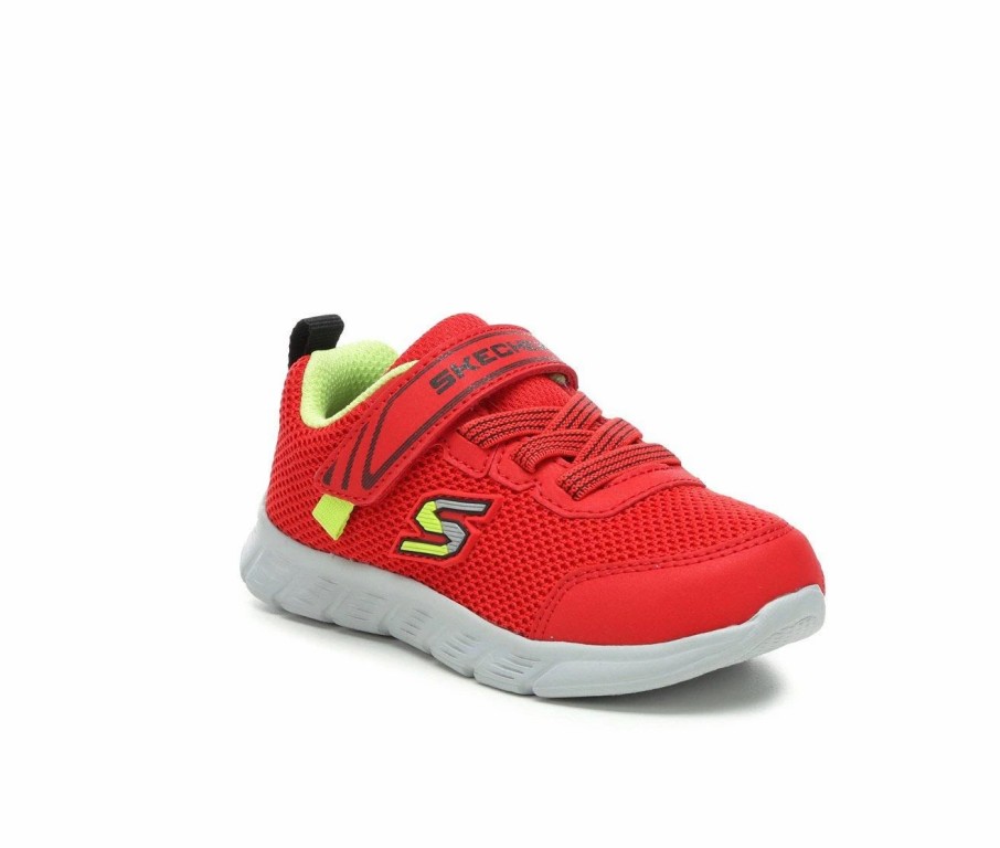 Athletic Shoes And Sneakers * | Boys' Skechers Toddler & Little Kid Comfy Flex Trainer Running Shoes