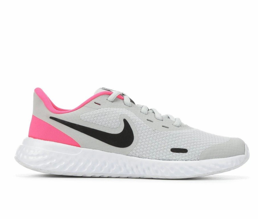 Running Shoes * | Girls' Nike Big Kid Revolution 5 Running Shoes