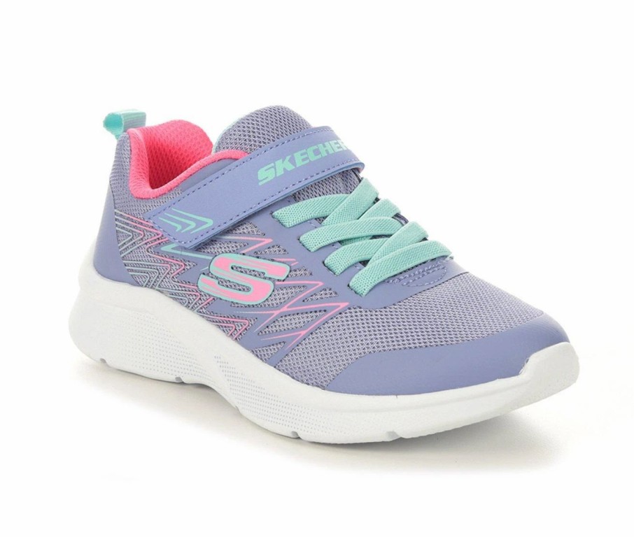 Running Shoes * | Girls' Skechers Little Kid & Big Kid Microspec Bold Delight Running Shoes