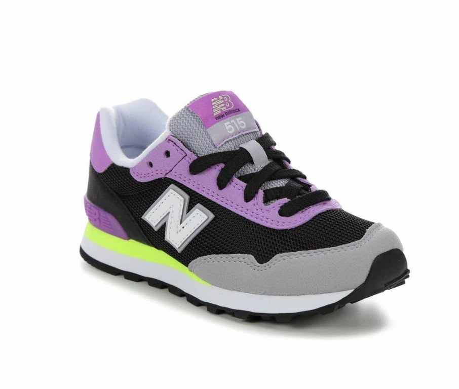 Running Shoes * | Girls' New Balance Little Kid 515 Pc515Wh1 Running Shoes