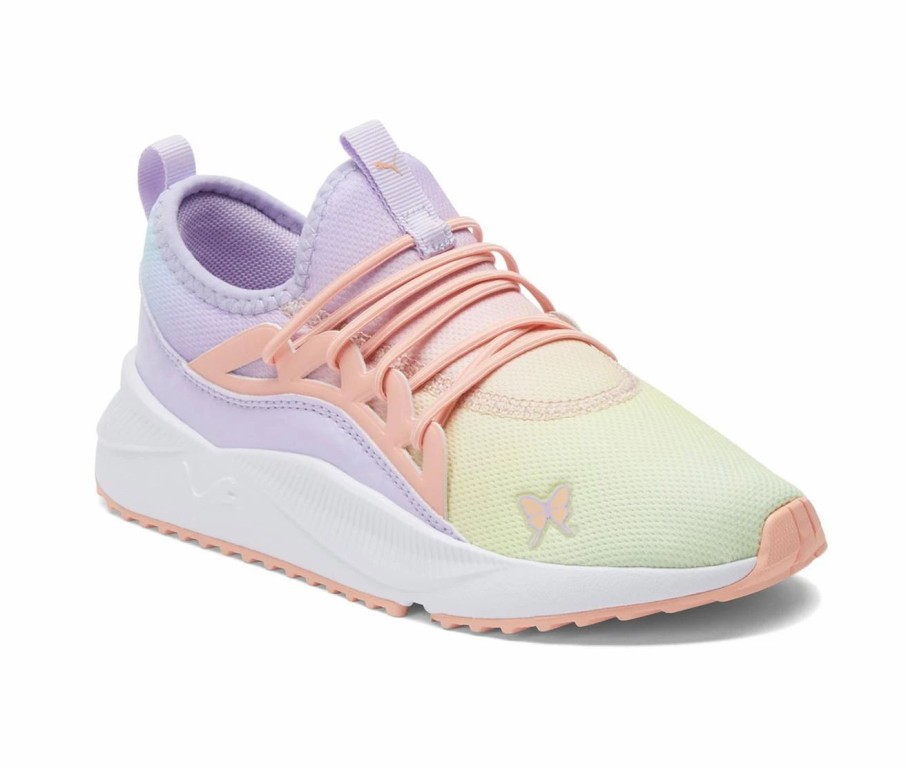 Running Shoes * | Girls' Puma Little Kid Pacer Future Butterfly Running Shoes