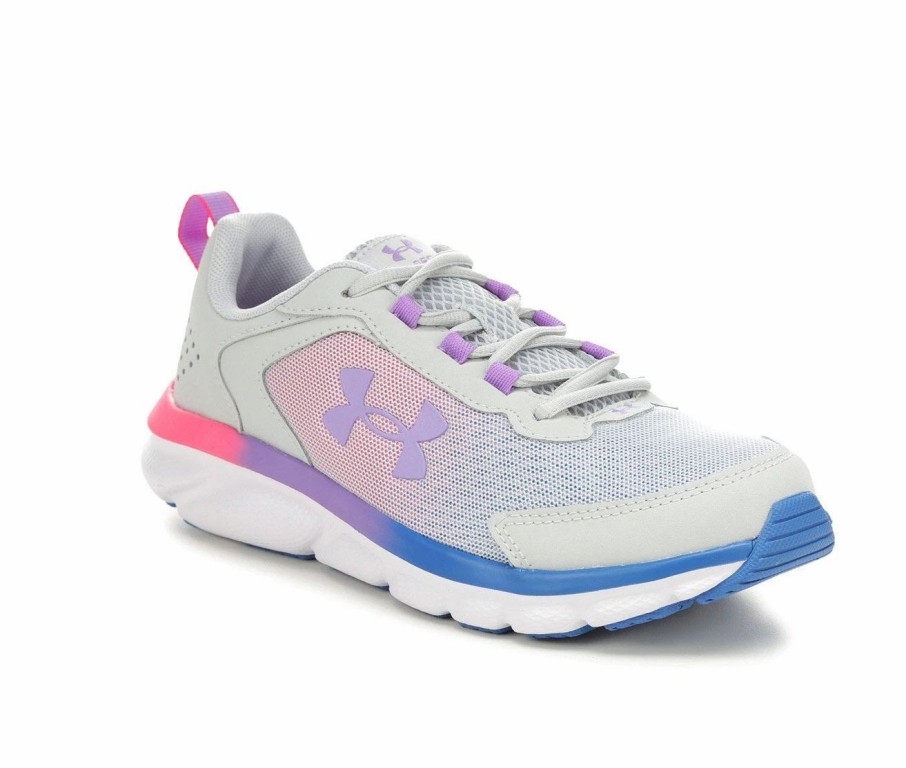 Running Shoes * | Girls' Under Armour Big Kid Assert 9 Wide Running Shoes