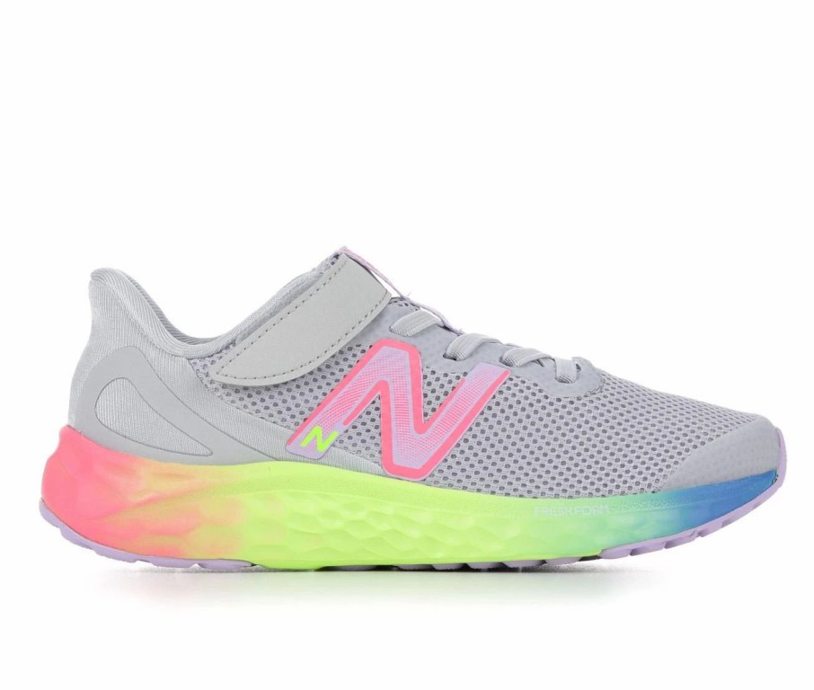 Running Shoes * | Girls' New Balance Little Kid Arishi V4 Paarikg4 Wide Width Running Shoes