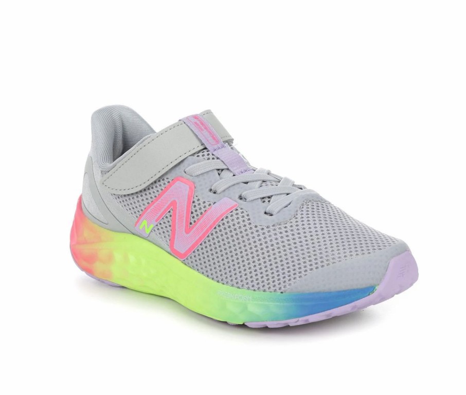 Running Shoes * | Girls' New Balance Little Kid Arishi V4 Paarikg4 Wide Width Running Shoes