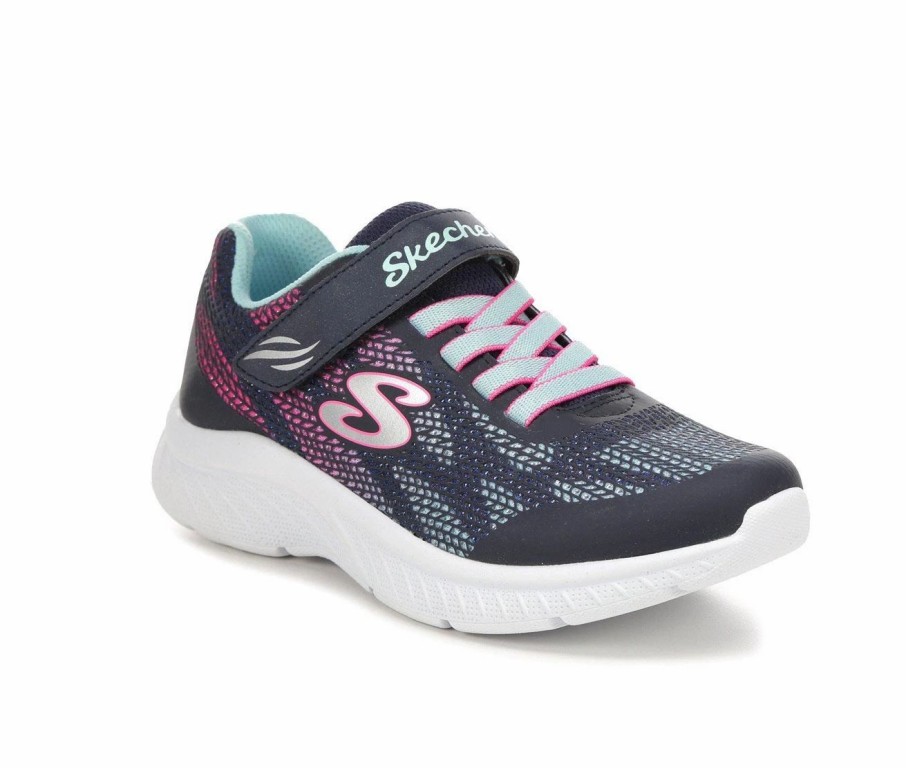 Running Shoes * | Girls' Skechers Little Kid & Big Kid Microspec Plus Running Shoes