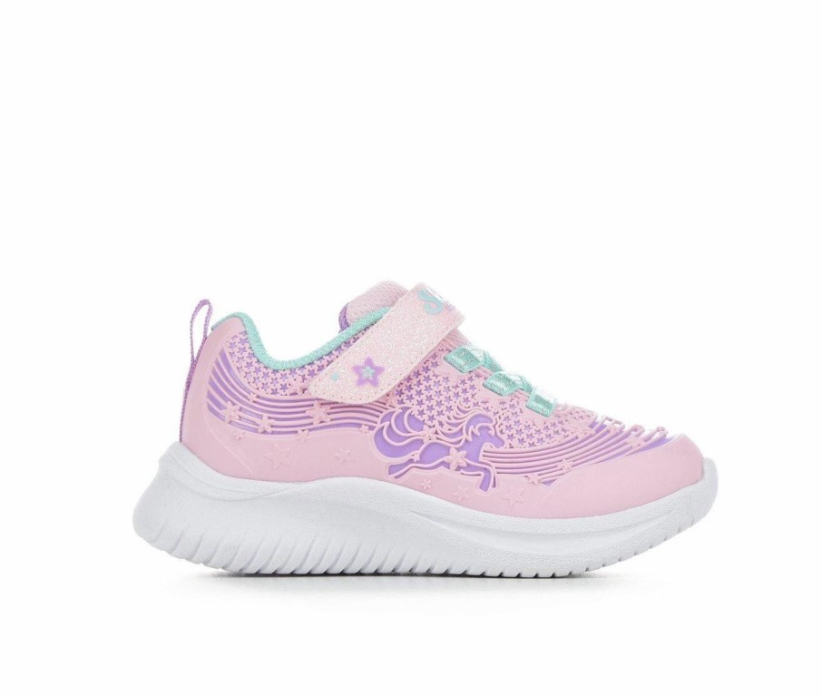 Running Shoes * | Girls' Skechers Toddler & Little Kid Jumpsters Running Shoes