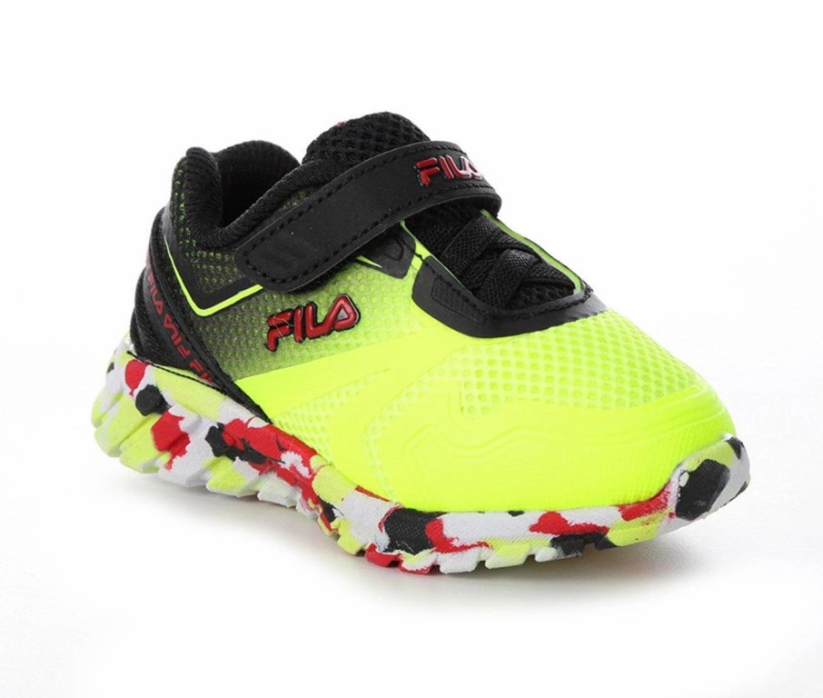 Athletic Shoes And Sneakers * | Boys' Fila Toddler Galaxia 4 Strap Mashup Running Shoes