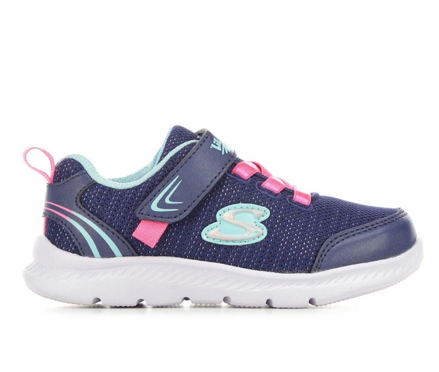 Running Shoes * | Girls' Skechers Toddler & Little Kid Comfy Flex 2.0 Running Shoes