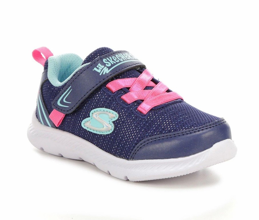 Running Shoes * | Girls' Skechers Toddler & Little Kid Comfy Flex 2.0 Running Shoes